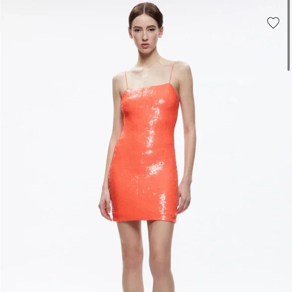 Alice and Olivia Fifi Sequin Dress